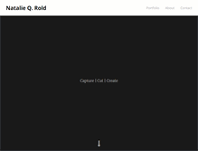 Tablet Screenshot of natalieqrold.com